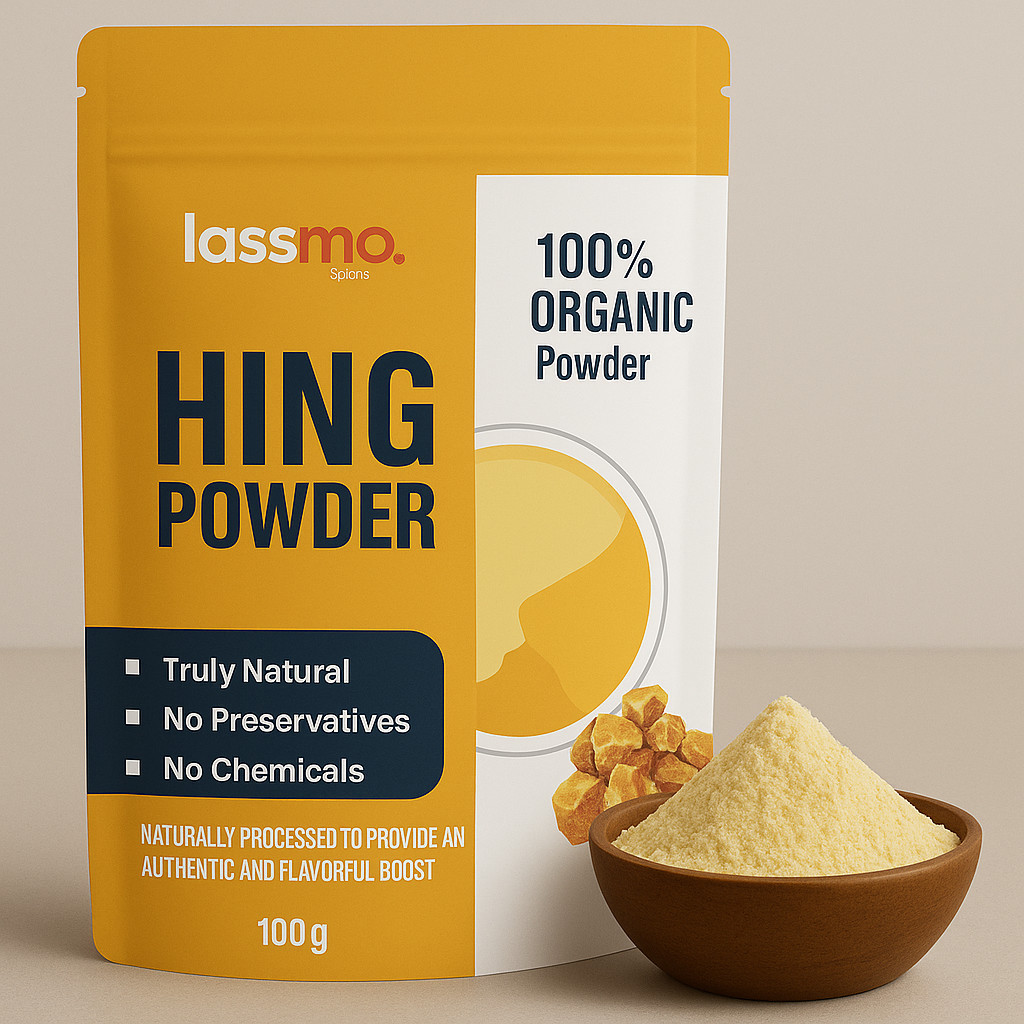 Hing Powder Asafoetida Resin Ayurvedic Spice Digestive Cooking Seasoning Herbal
