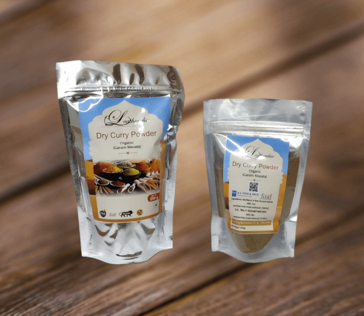 Organic Dry Curry Powder / Garam Masala / Indian Raw Spice Mix / Ground Blend