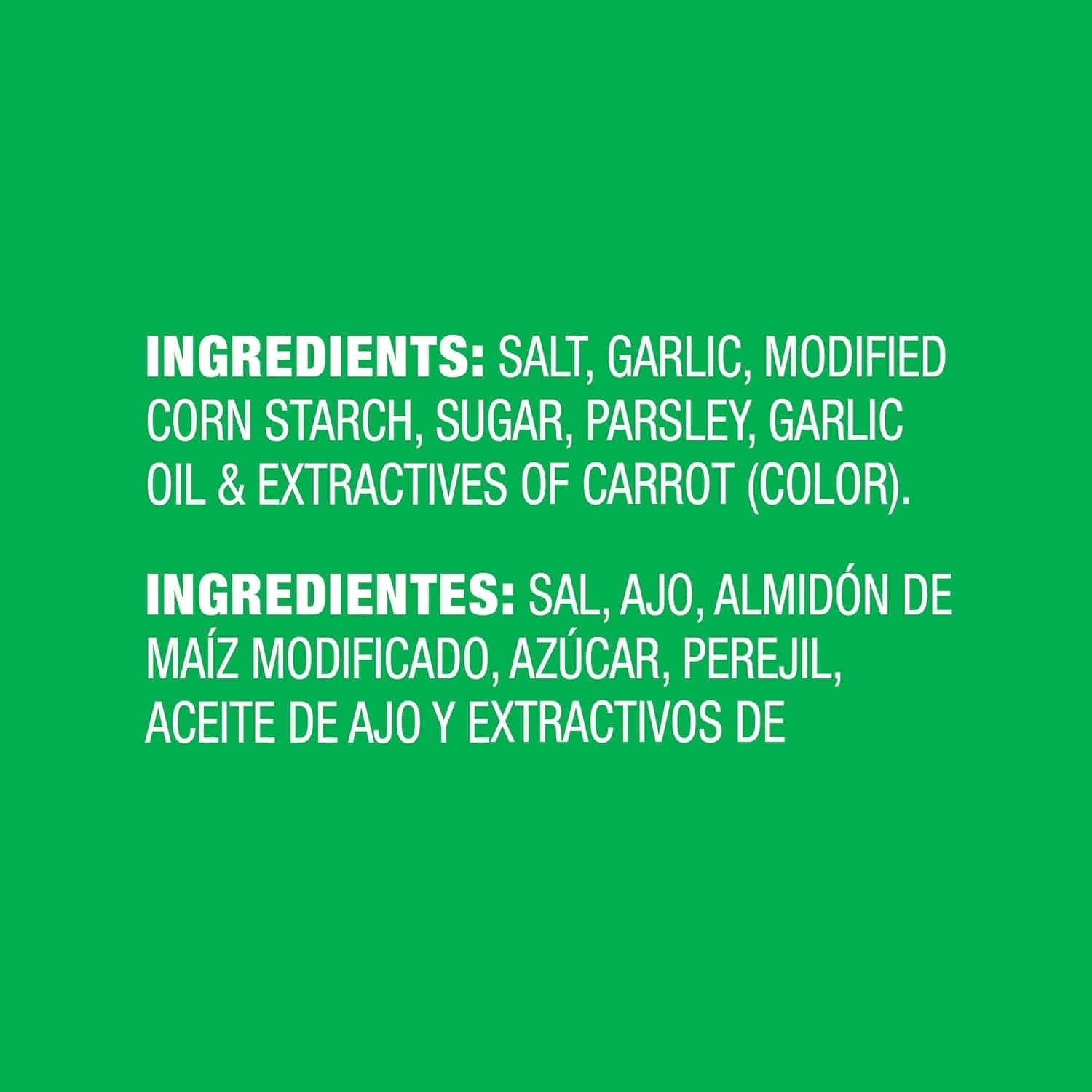 Coarse Ground Garlic Salt with Parsley, 6 oz for Mediterranean Dishes
