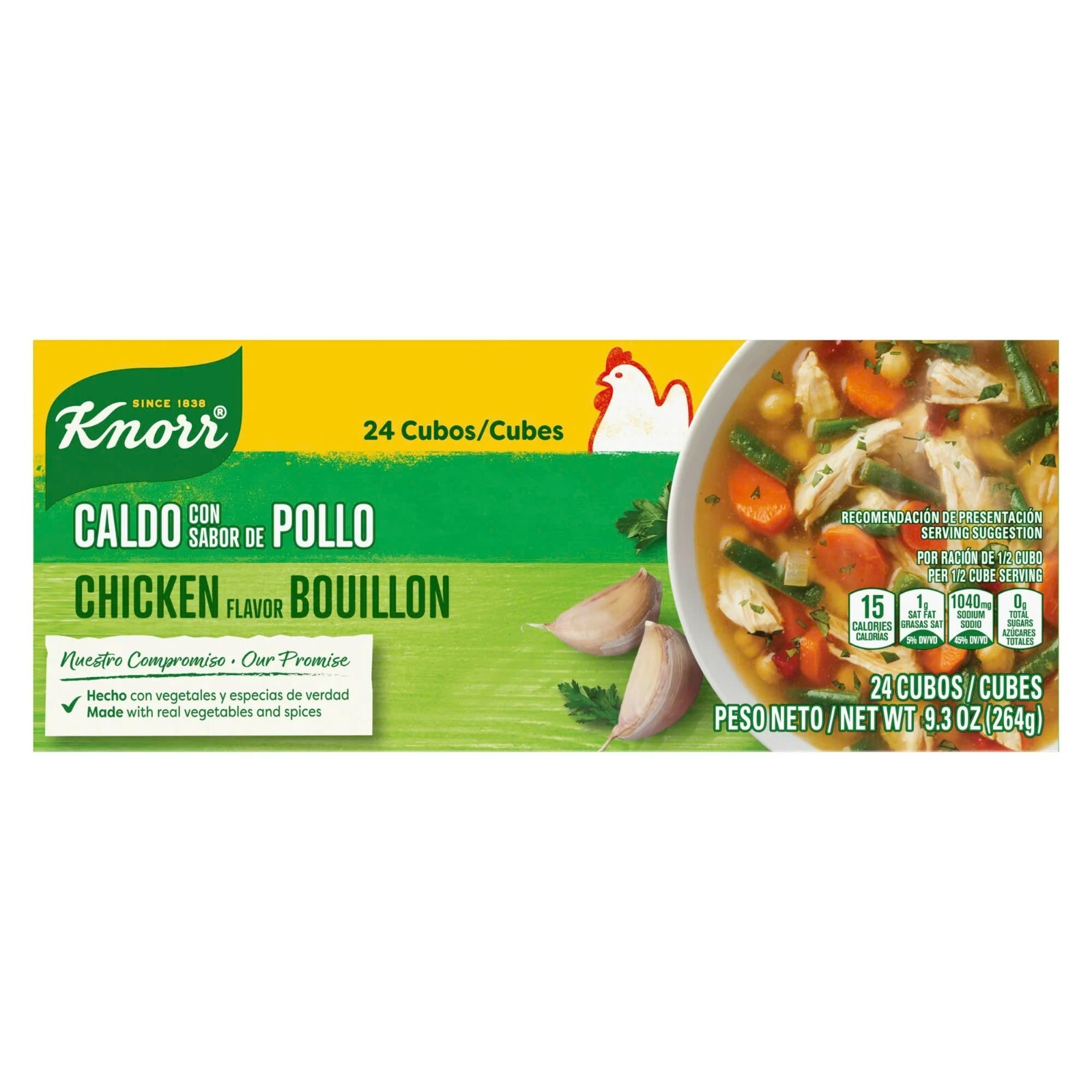 Knorr Beef + Chicken Flavor Bouillon Cubes, 8 Pack x 2