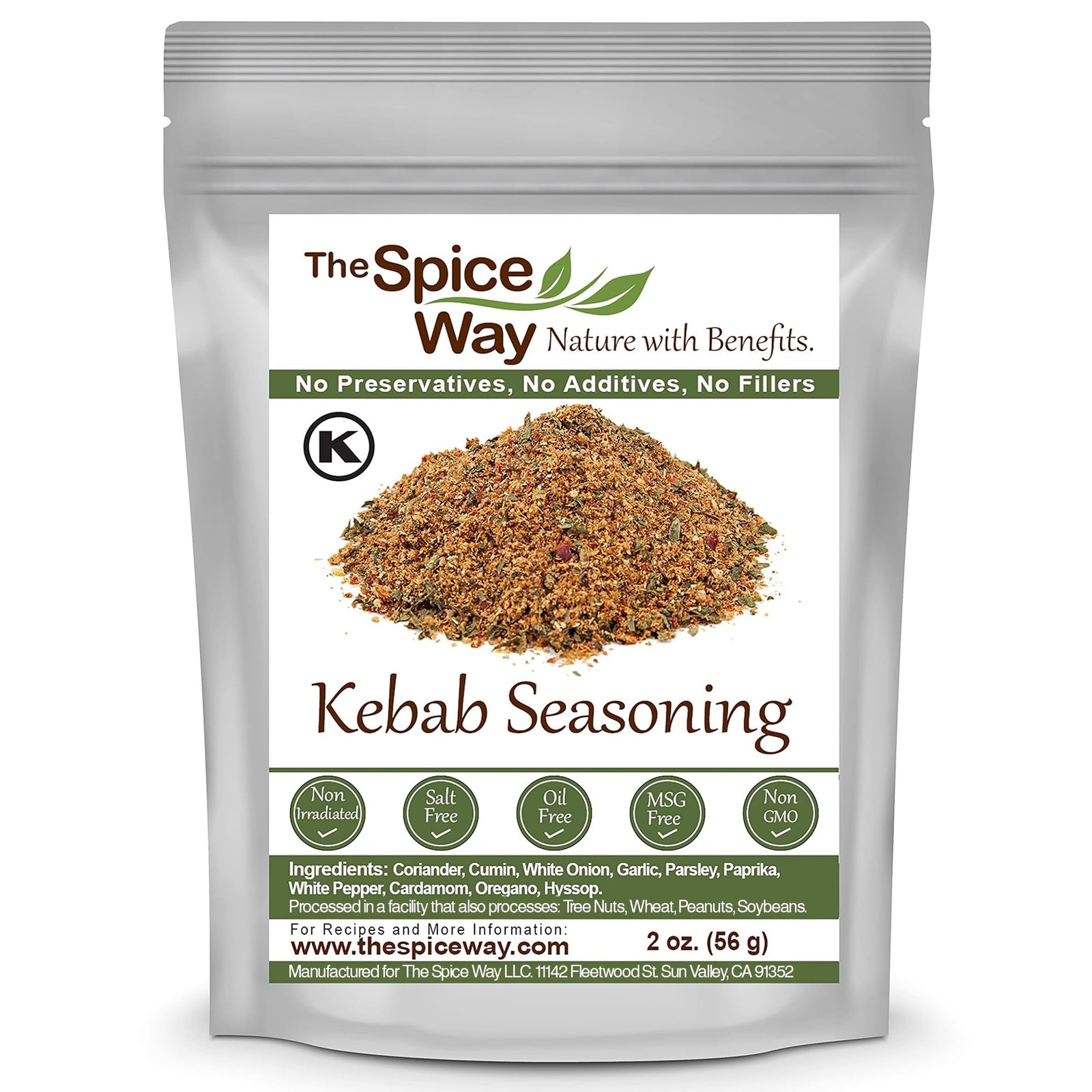 The Spice Way Kebab Seasonings – Meat and Poultry 2 Ounce (Pack of 1)