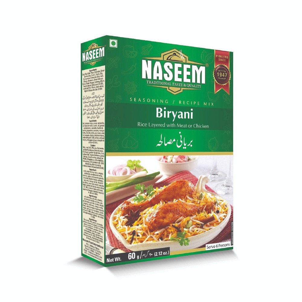 Naseem Bombay Biryani Recipe Masala – 60g (2.11 oz)