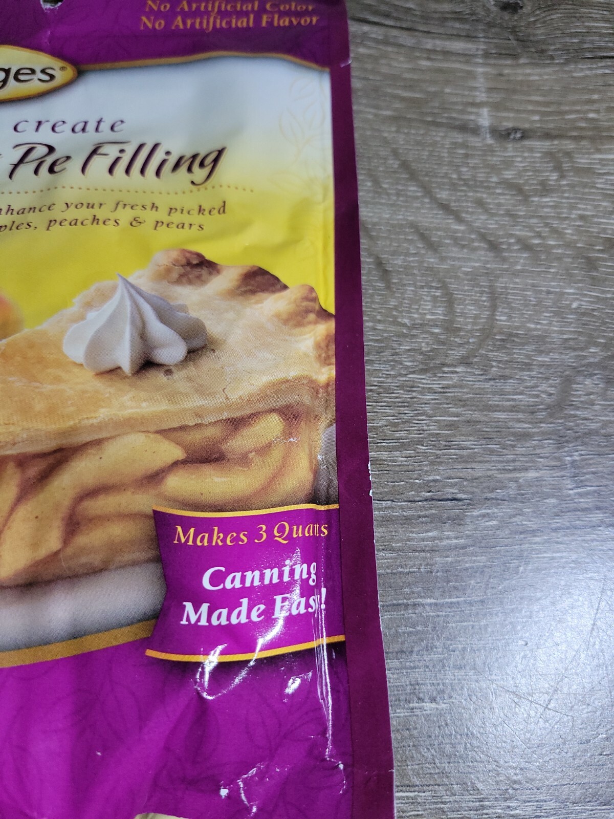Mrs.Wages Fruit Pie Filling Seasoning Mix 3.9 oz Canning Made Easy 1 pkg.