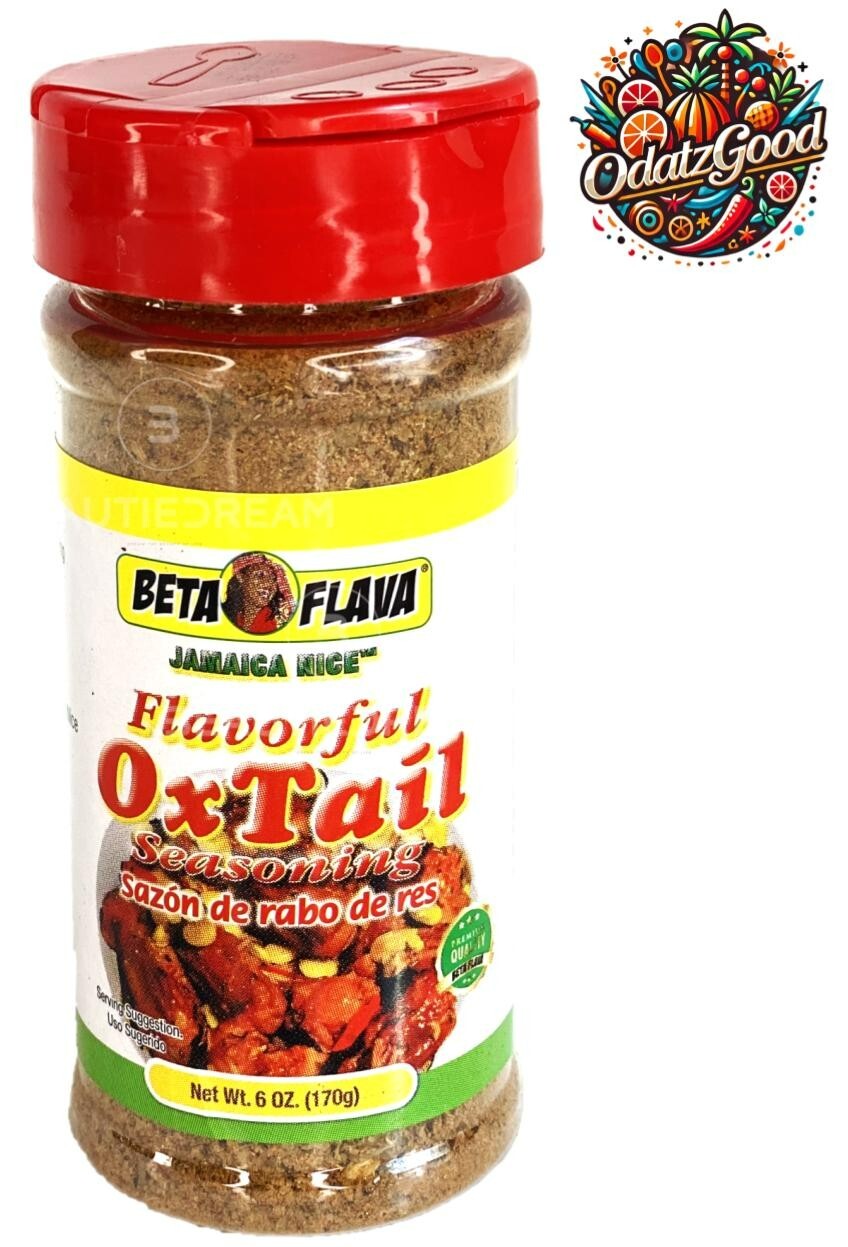Beta Flava (Ocho Rios) Oxtail Seasoning | Caribbean Flavor | 6 oz (170g)