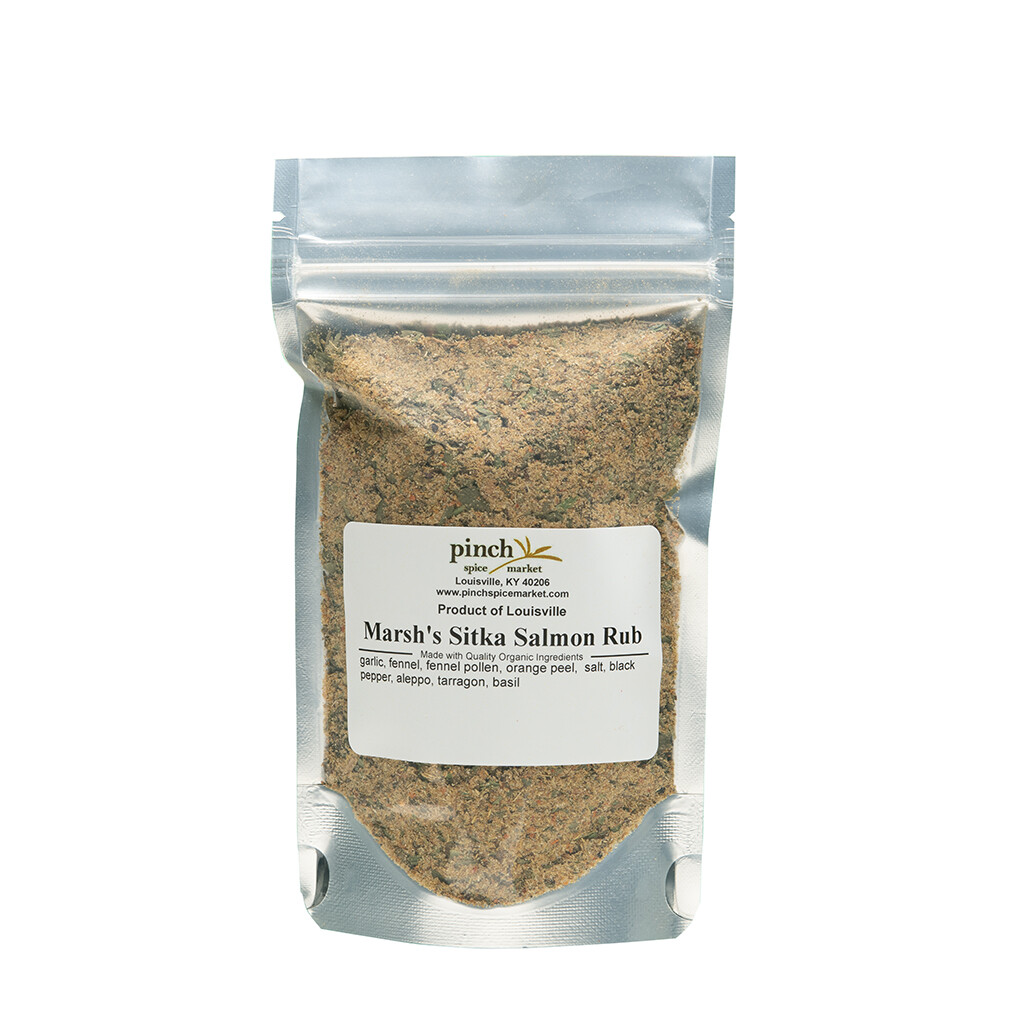 Salmon & Fish Rub: Marsh’s Sitka Salmon Spice Blend