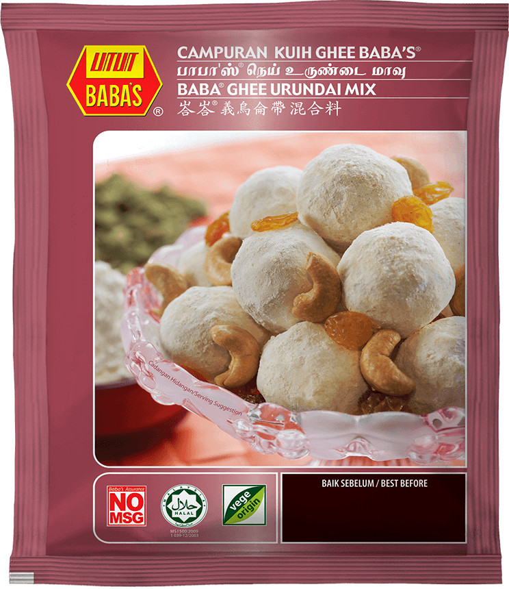 Baba’s Ghee Urundai Mix 500G ( 16OZ) Packet!
