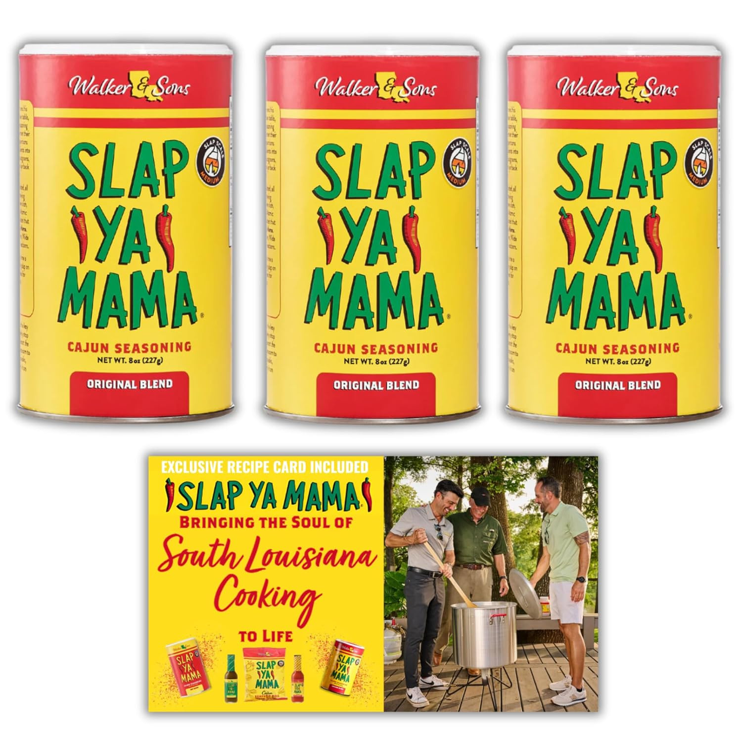 Cajun Seasoning from Louisiana, Original Blend, No MSG and Kosher, 8 Ounce Can,