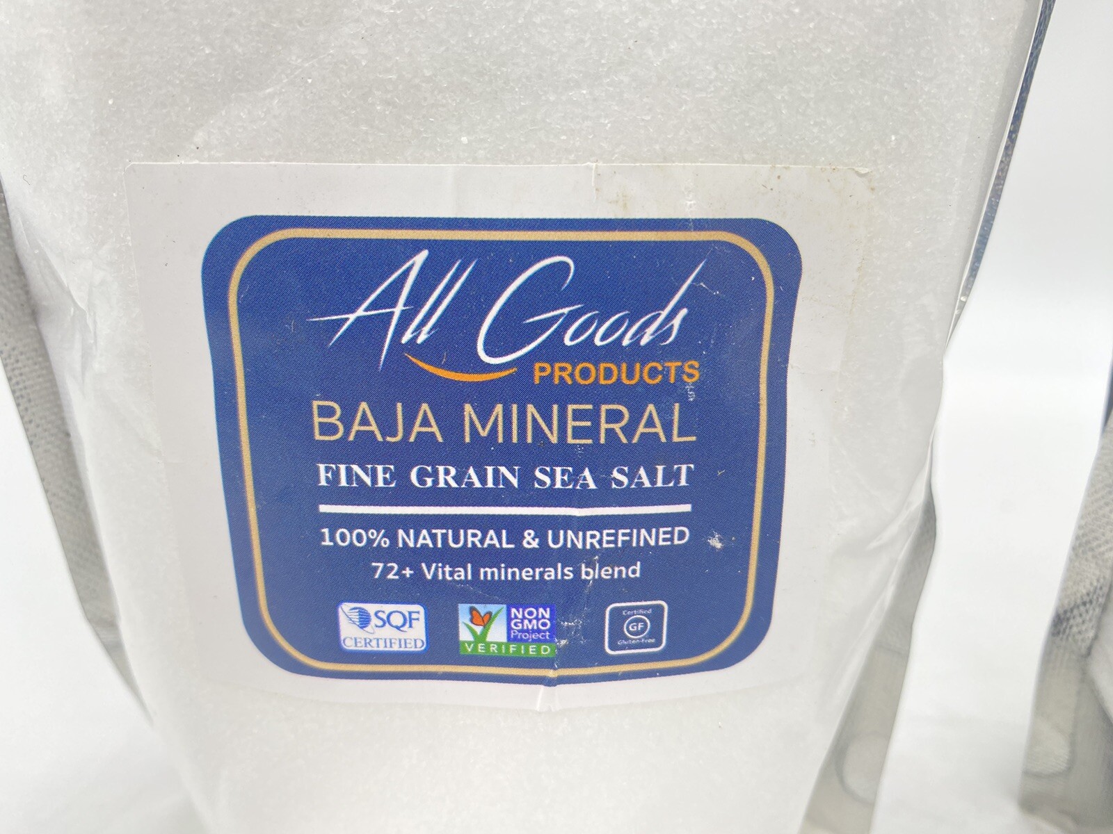 Mineral Sea Salt Fine Grind 2 – 1 Lb. Bags