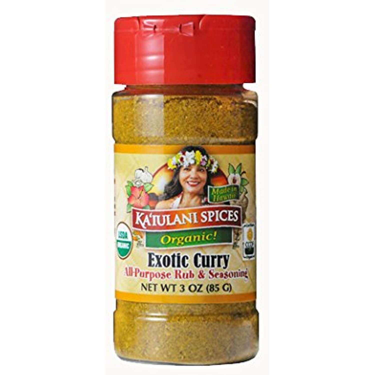 Kaiulani Spices, Seasoning Exotic Curry Medium, 3 Ounce