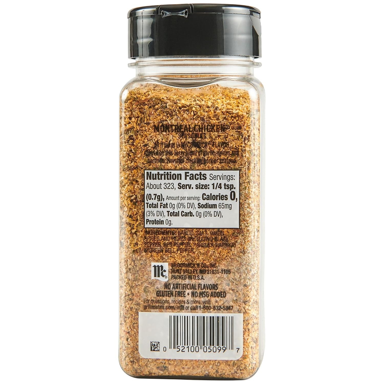 McCormick Montreal Chicken Seasoning, 8 oz – Bold Flavor for Gourmet Cooking
