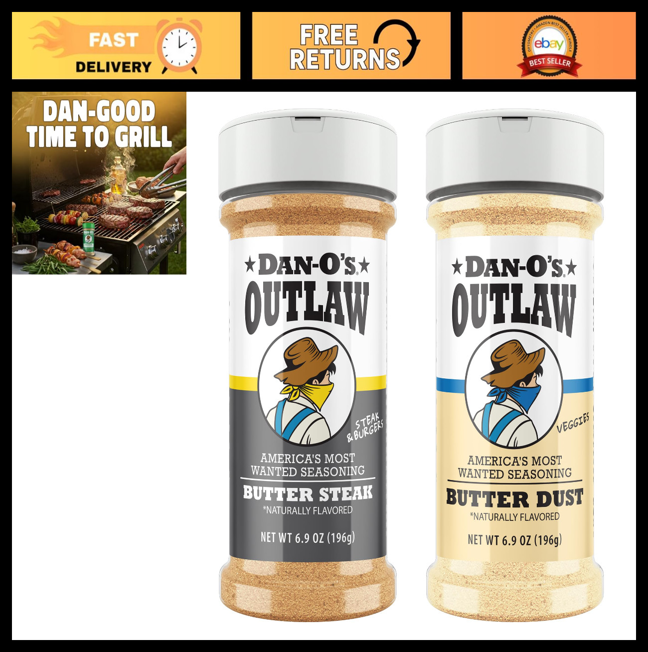 Savory Seasoning Combo – Butter Dust & Butter Steak Seasoning (2 Bottles)