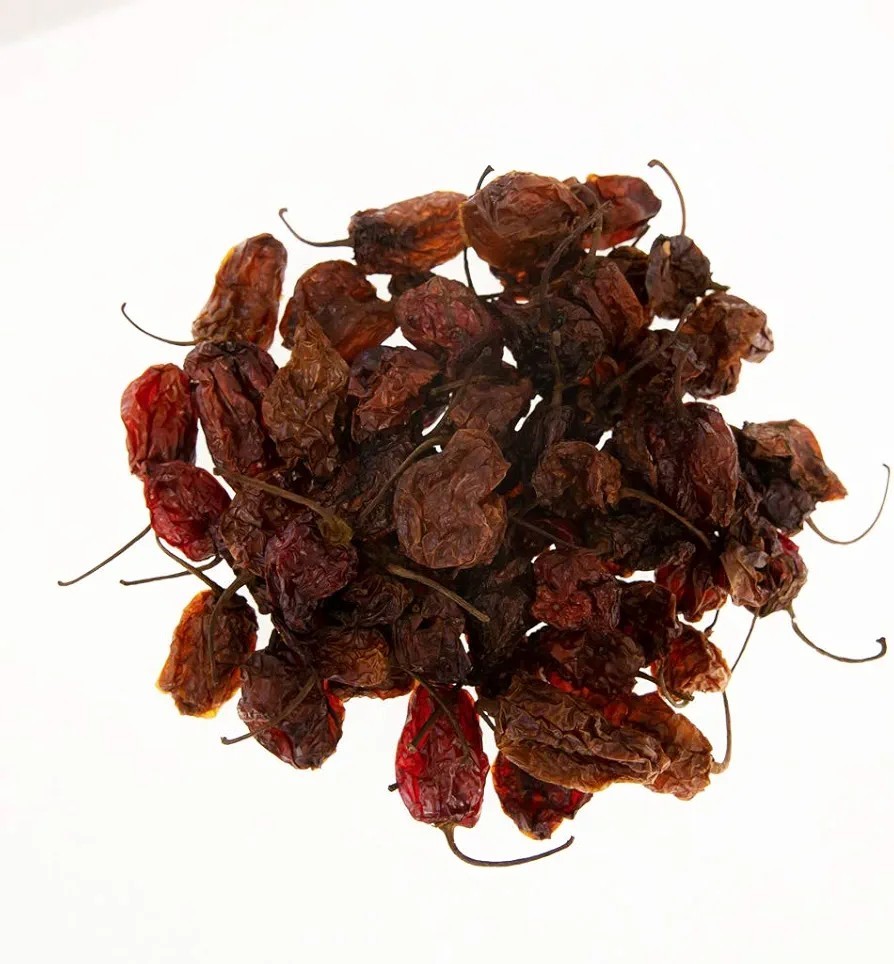 4oz Dried Habanero Peppers / Spicy / Extreme Hest / Chili Peppers