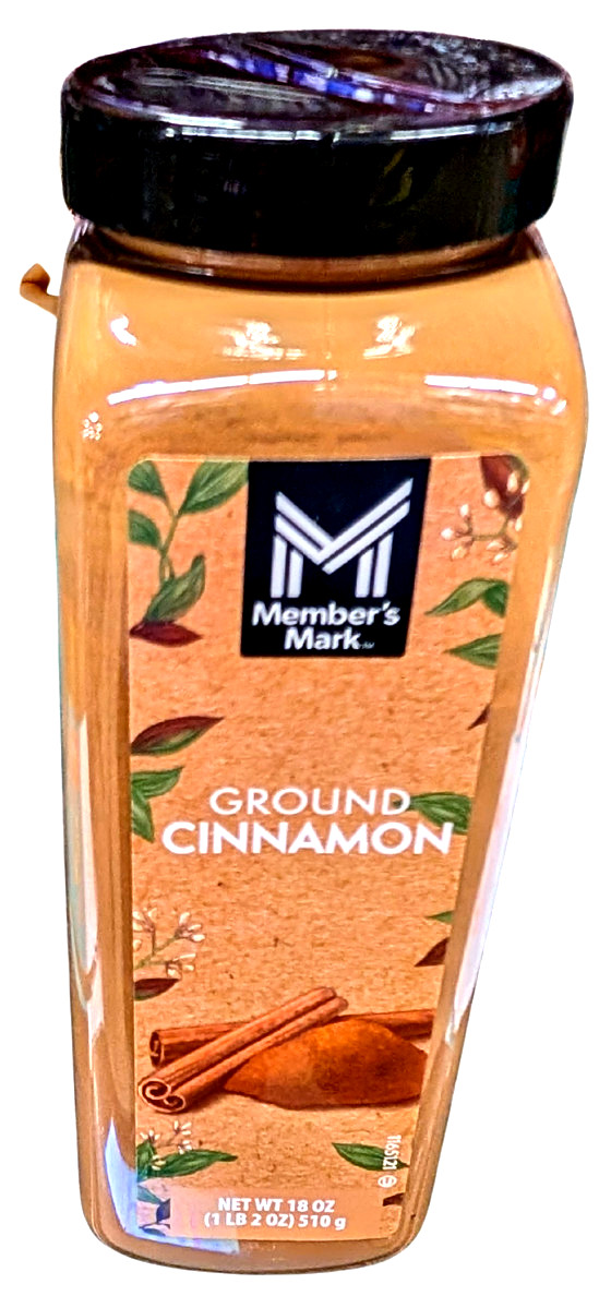 Member’s Mark Ground Cinnamon 18 Oz EXP 08/2028