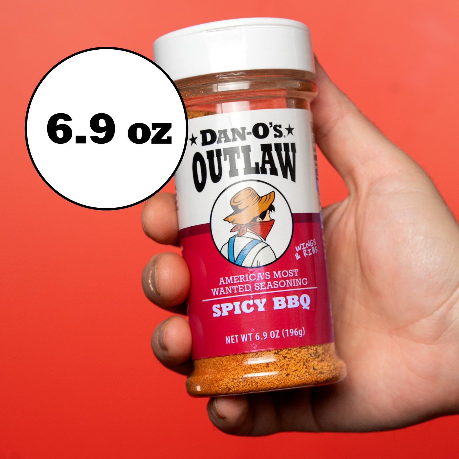 Dan-O’s Outlaw Seasoning – Spicy BBQ 6.9 Ounce (Pack of 1)