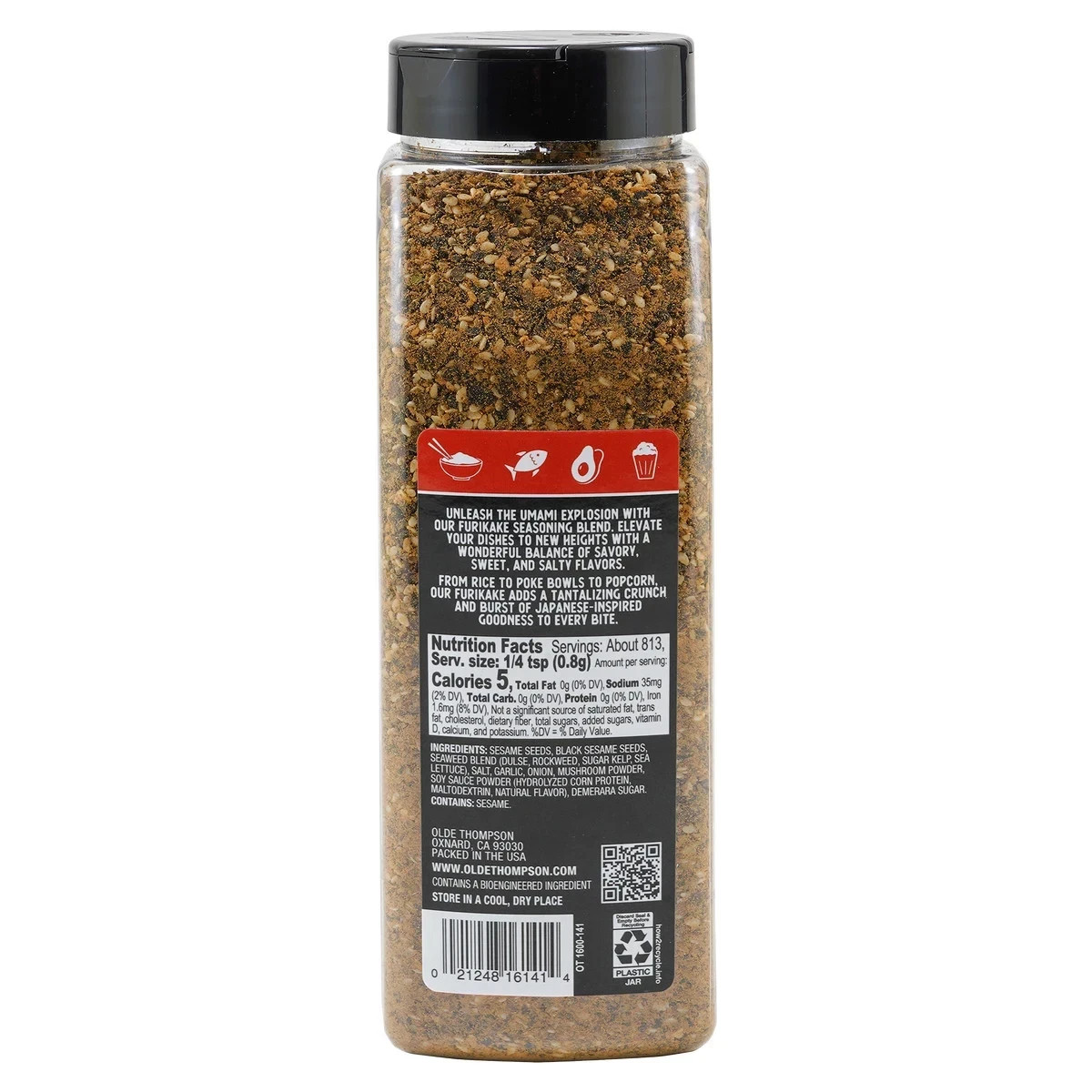 Olde Thompson Furikake Rice Seasoning, 22.9 oz