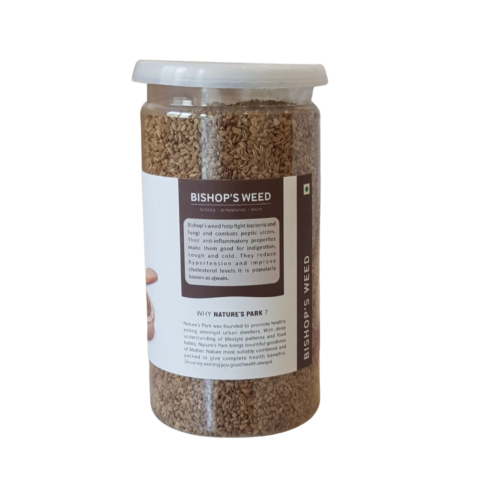 BISHOP’S WEED-Carom Seed|Rich in Calcium,Phosphorus & Iron|Antibacterial|100 Gms