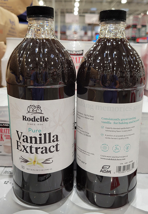 Rodelle Pure Vanilla Extract 32fl oz 946ml (2 Bottles)