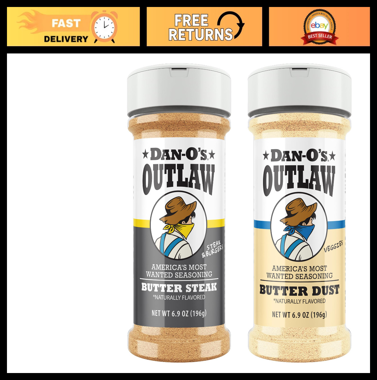 Flavorful Seasoning Combo – 2 Bottles Butter Dust & Butter Steak Seasoning