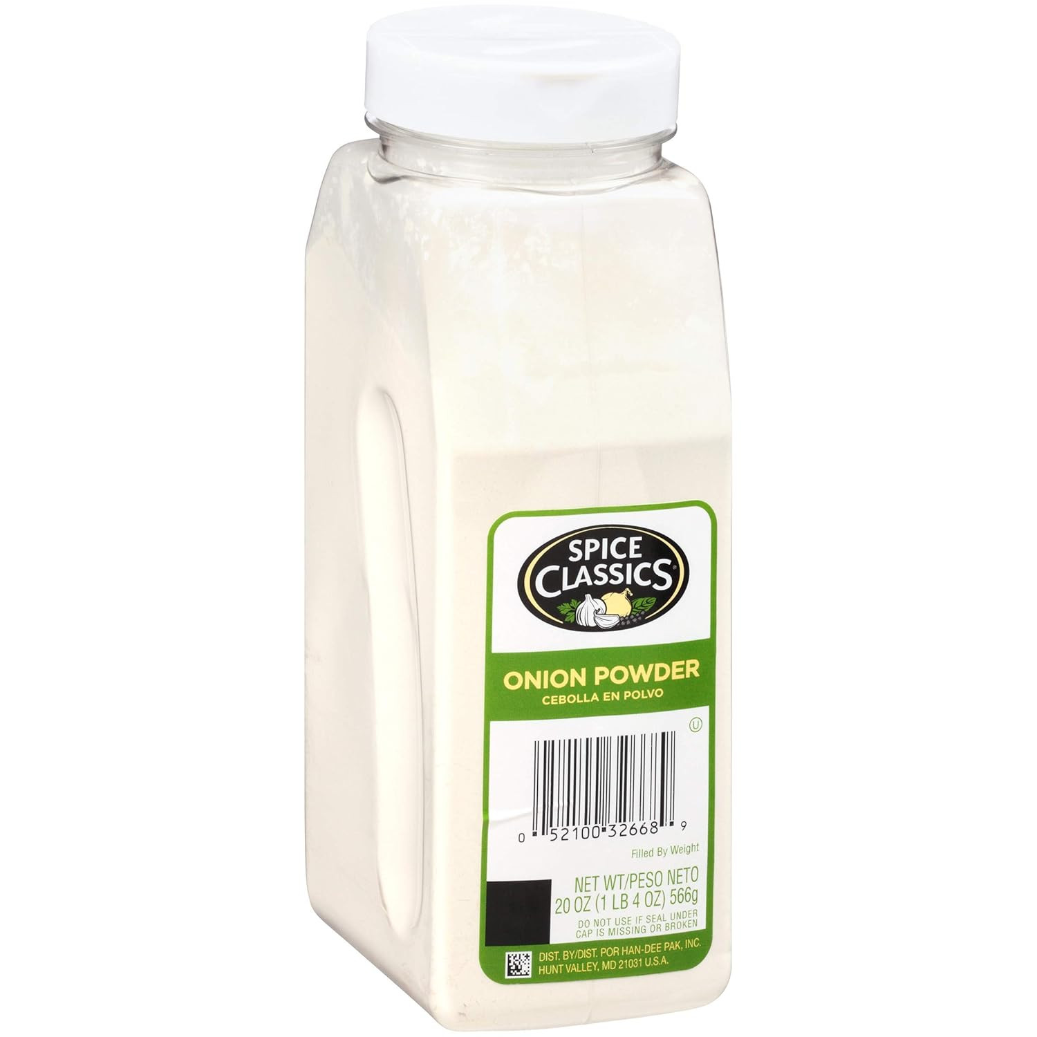 Onion Powder, 20 Oz – One 20 Ounce Container of Bulk Onion Powder for Cooking, I