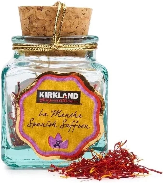 KIRKLAND Saffron 1g La Mancha Spanish Saffron New in sealed original bottle