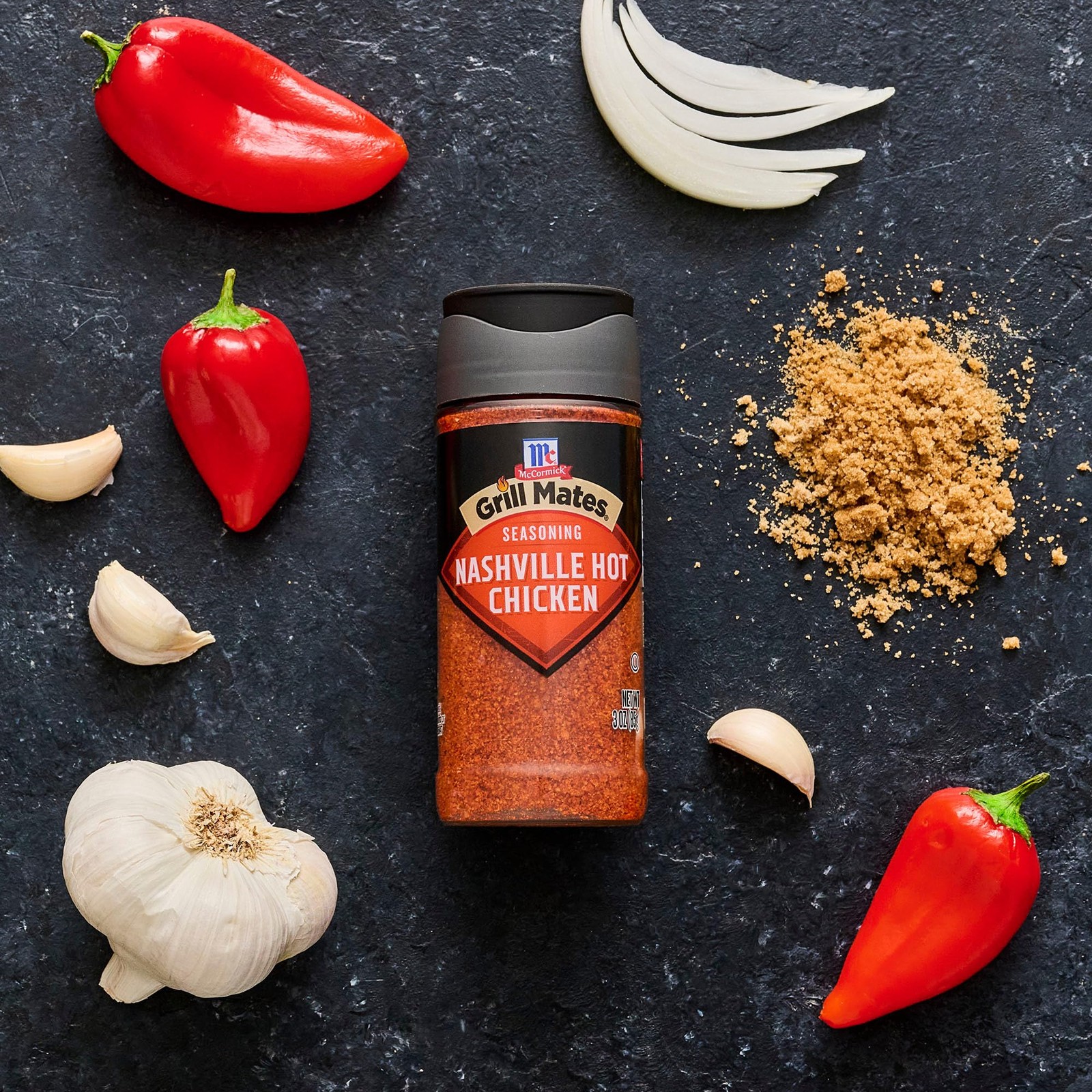 McCormick Grill Mates Nashville Hot Chicken Seasoning, 3 3 Ounce (Pack of 1)