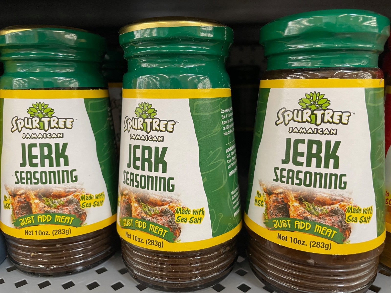 3 Pack Spur Tree Jamaican Jerk Seasoning Paste 10 oz Glass Jars – Authentic Cari