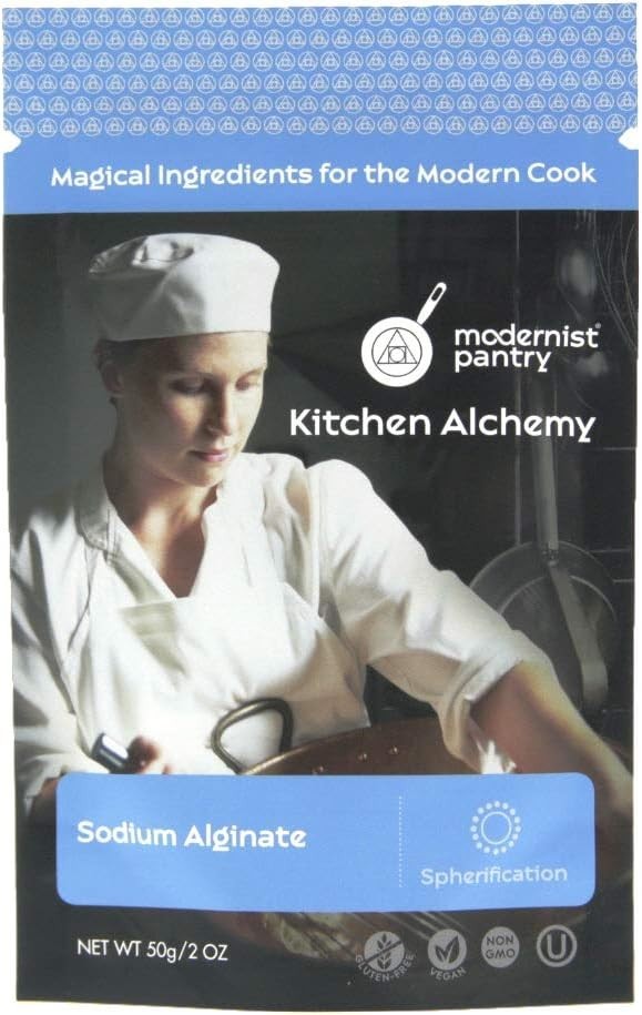 100g Sodium Alginate & Calcium Lactate Set – Includes Free Spherification Course