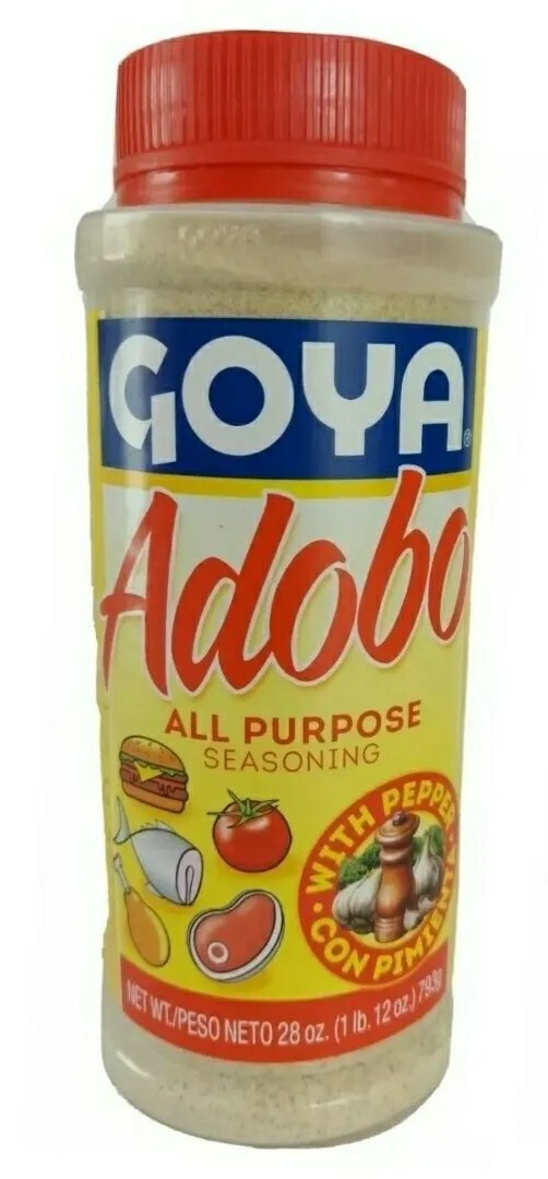GOYA ADOBO CON PIMIENTA ALL PURPOSE SEASONING WITH PEPPER (Pack-28oz ea BOTTLE )