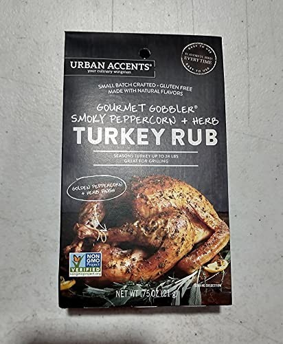 Urban Accents Gourmet Gobbler Smoky Peppercorn & Herb Turkey Rub 0.75 Oz.