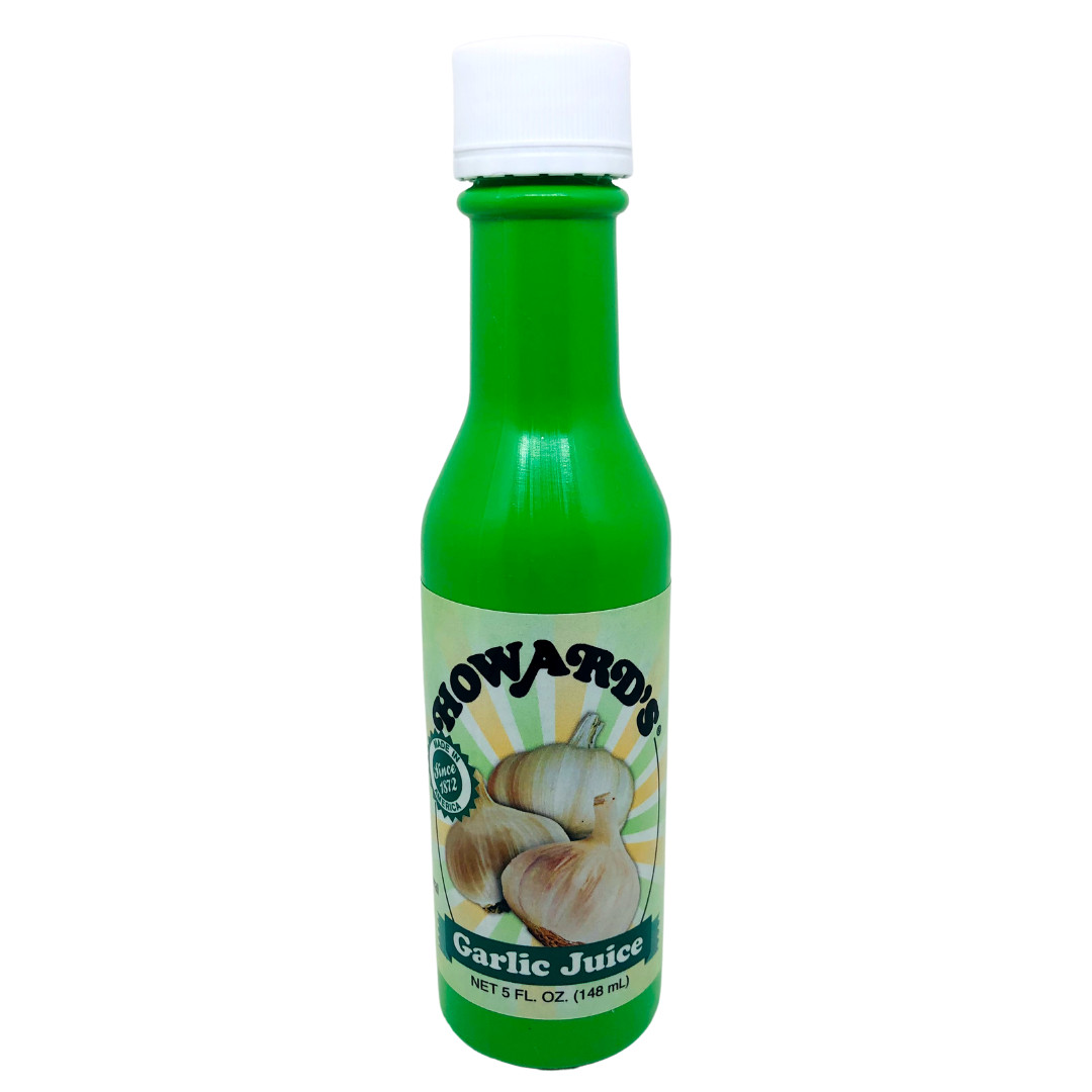 One 5 Oz Bottle of Howard’s Garlic Juice 2 tsp = 1 garlic clove | GLUTEN FREE