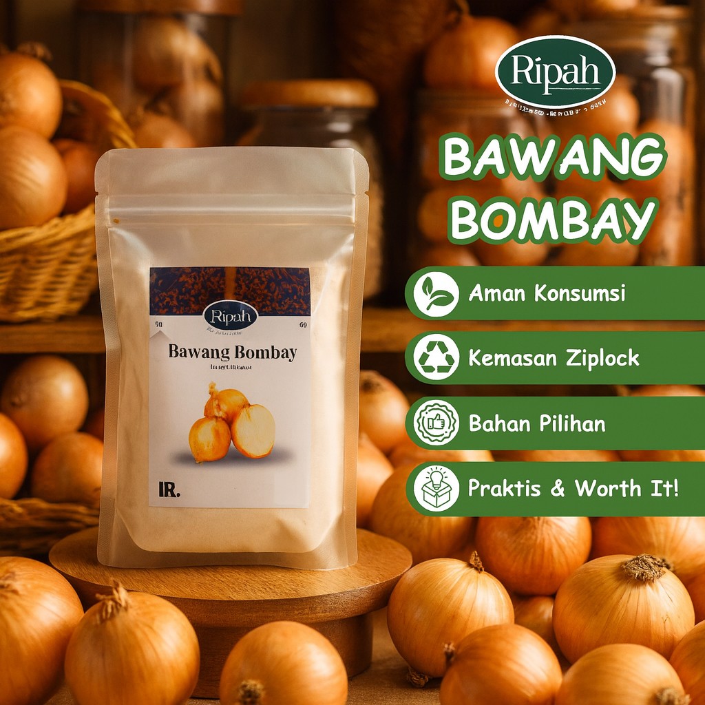 3x Onion Powder 40g packs (120g total) aroma ritual spice