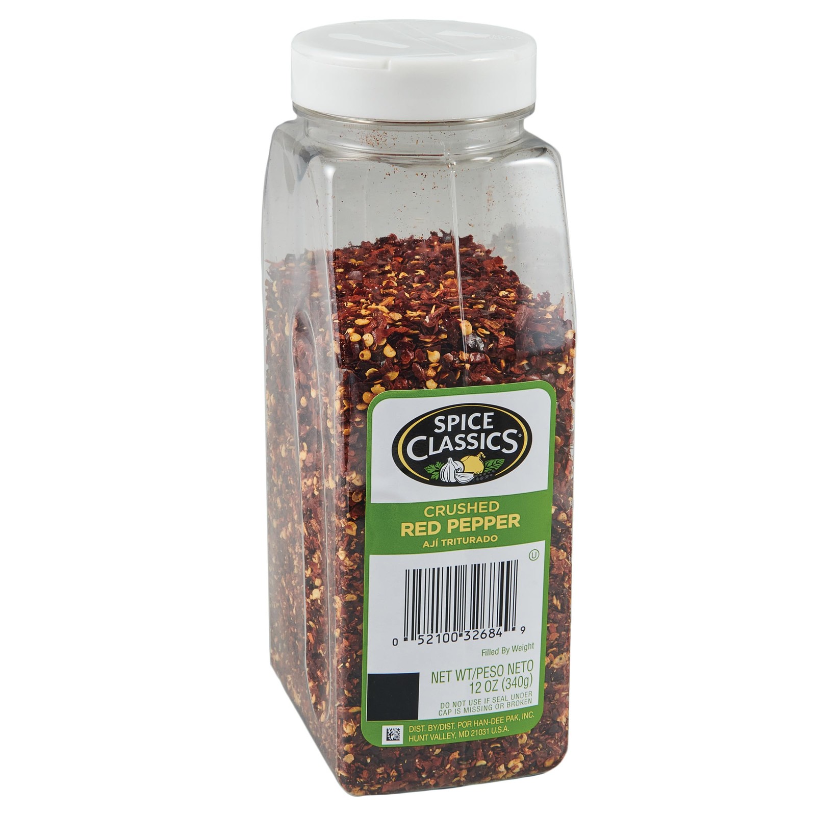 Spice Classics Crushed Red Pepper, 12 oz – One 12 Ounce Container of Dried an…