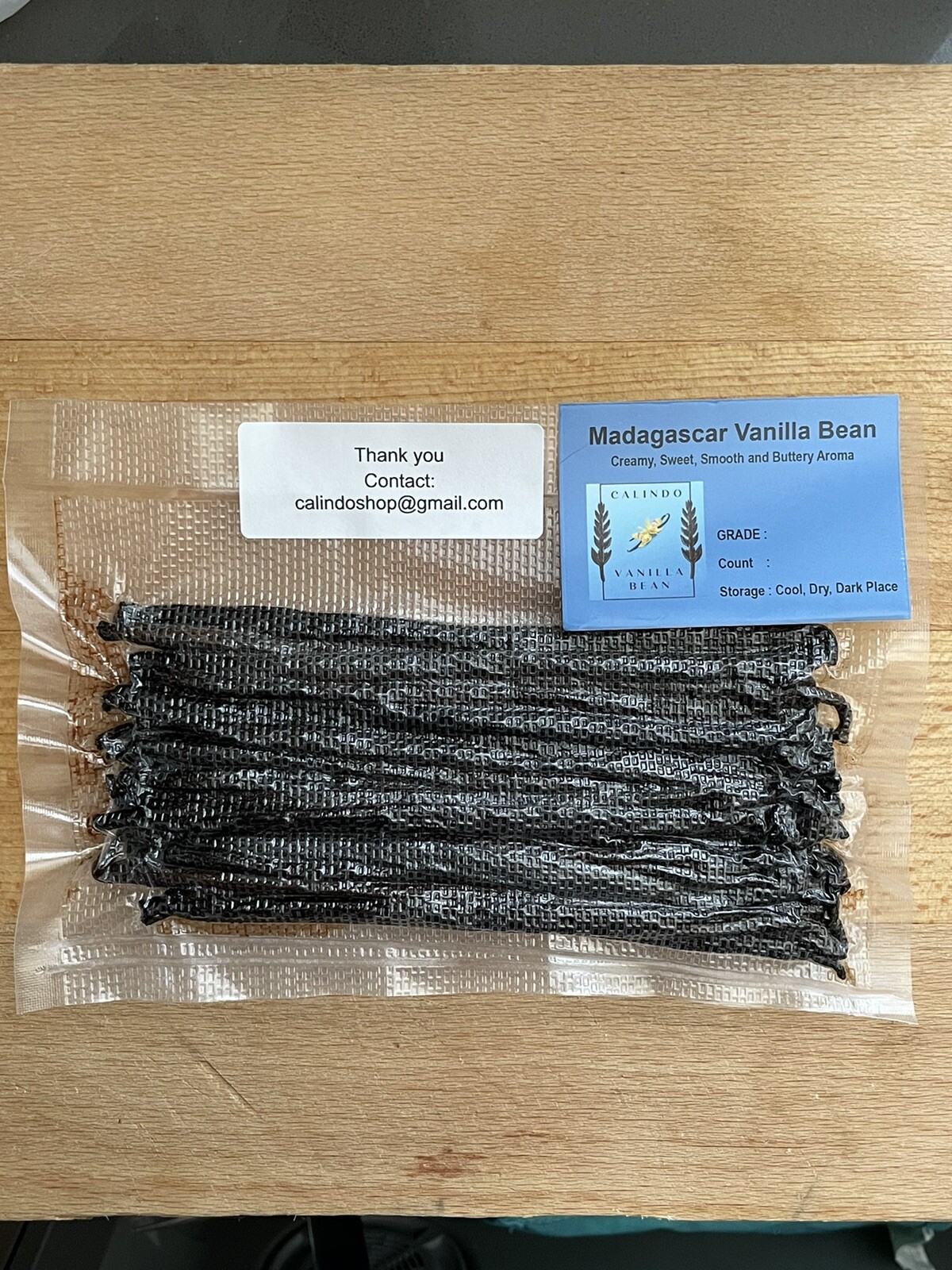 30 Pcs Fresh Gourmet Madagascar Vanilla Beans Grade A | 6″++ Long Beans