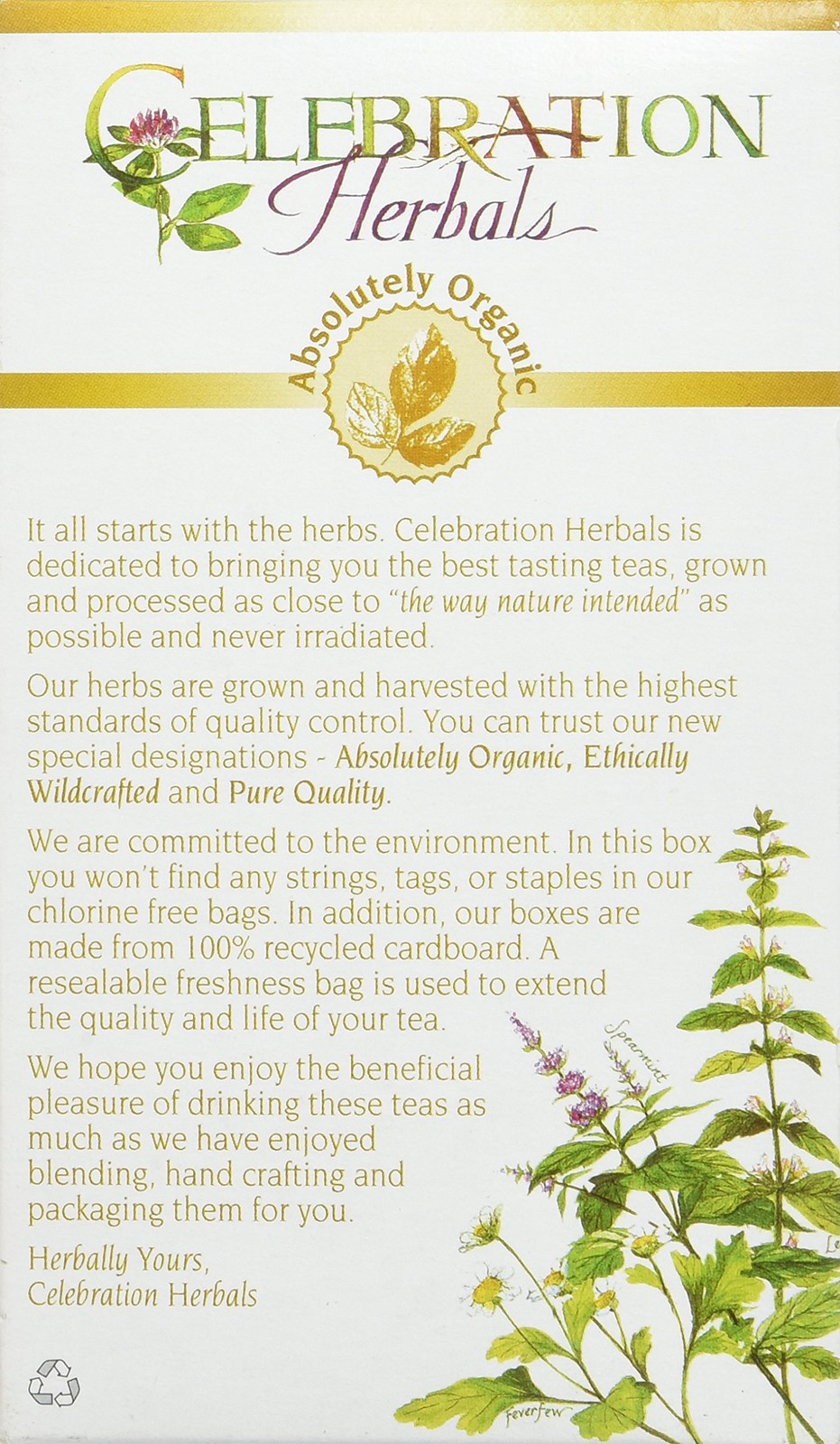CELEBRATION HERBALS Yarrow Leaf & Flower Tea, 24 CT 24 Count