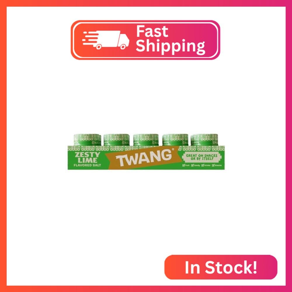 Twang Twangerz Flavored Salt Snack Topping – Lime, Lemon Lime, Chili Lime & Dill