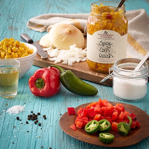 Stonewall Kitchen Spicy Corn Relish 16 Ounces Gourmet Condiment 1 Pound