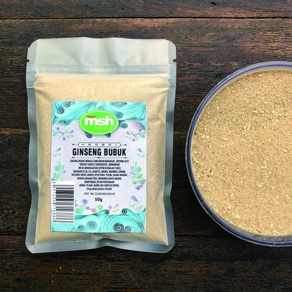 Ginseng Powder Natural Organic Herbs Spices Fresh Pure Hygienic Premium