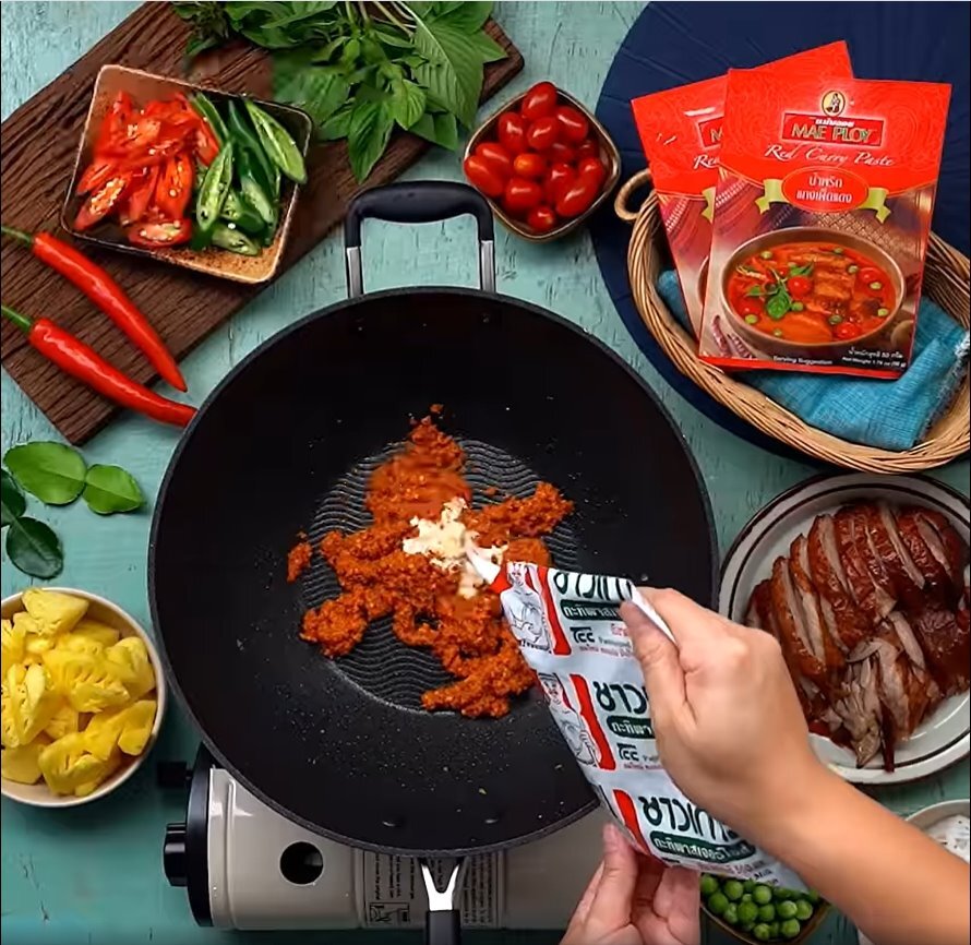 50g x 2 Packs Red Curry Paste Cooking Recipe Thai Food Oriental Mae Ploy