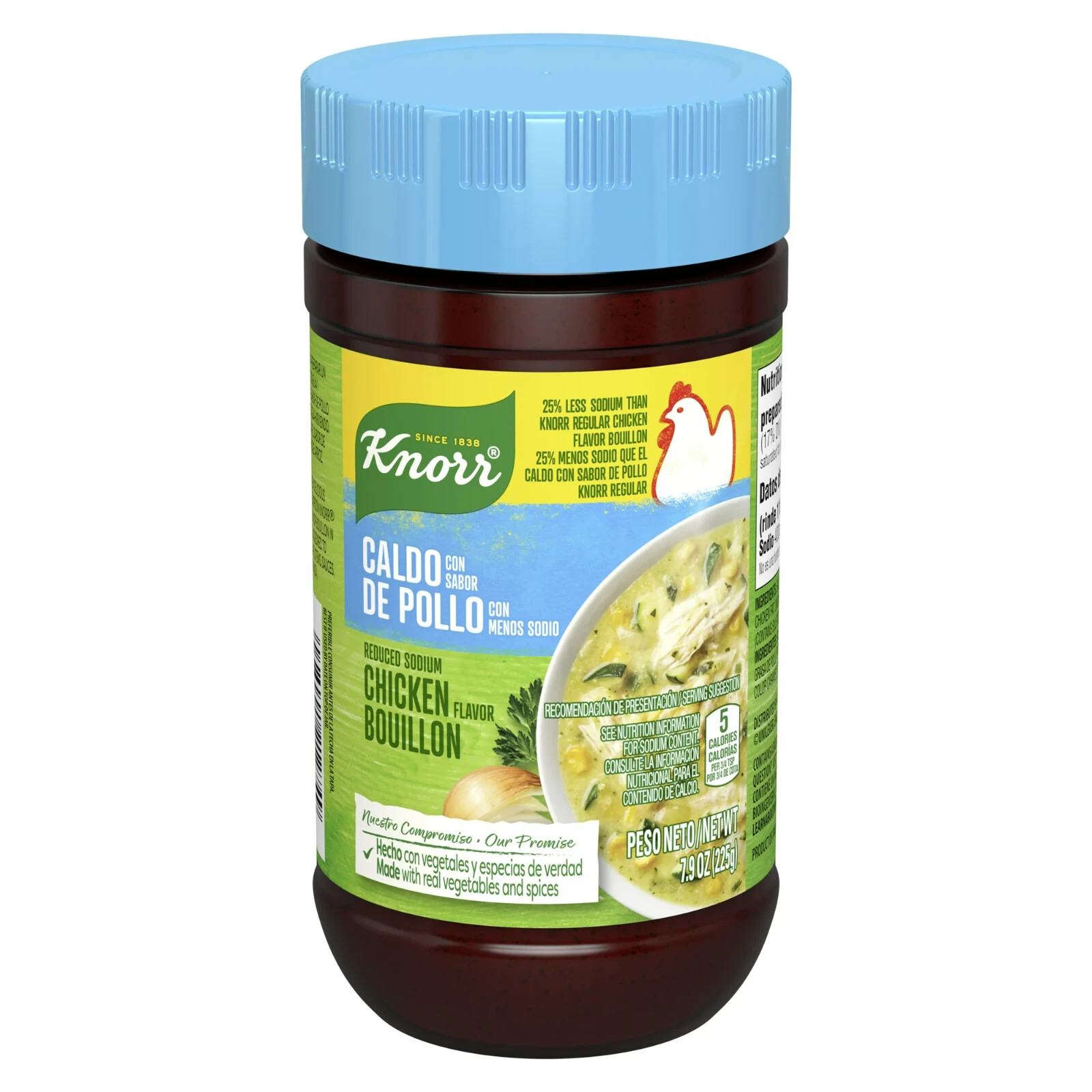 Knorr Granulated Bouillon Reduced Sodium Chicken 7.9 oz