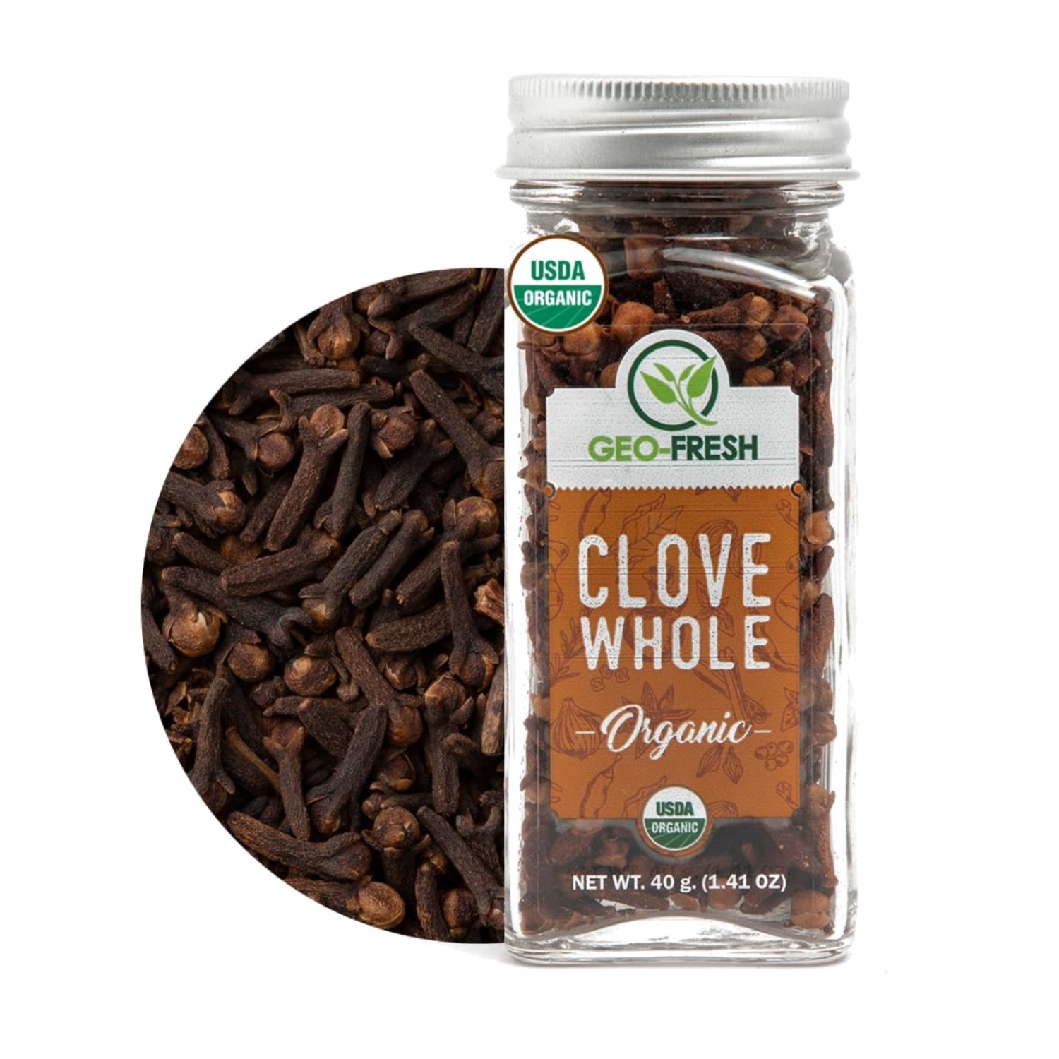 Whole Organic Cloves 1.41 oz USDA Certified Non-GMO Kosher from India Spice f…