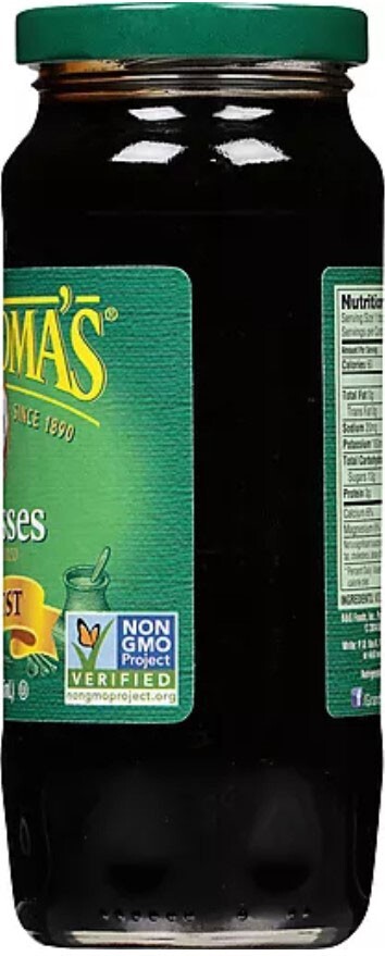 Grandma’s Robust Molasses – Gluten Free, Kosher & Non-GMO – 12 fl oz