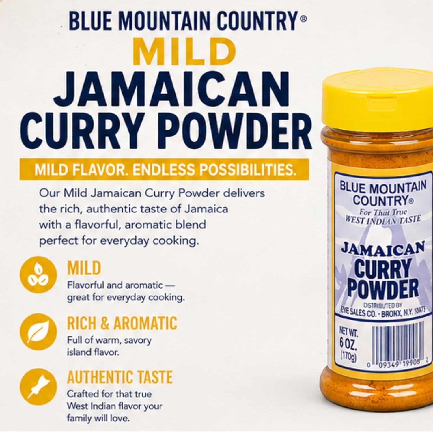 2PCS 6OZ Blue Mountain Country Jamaican Curry Powder West Indian Curry Blend