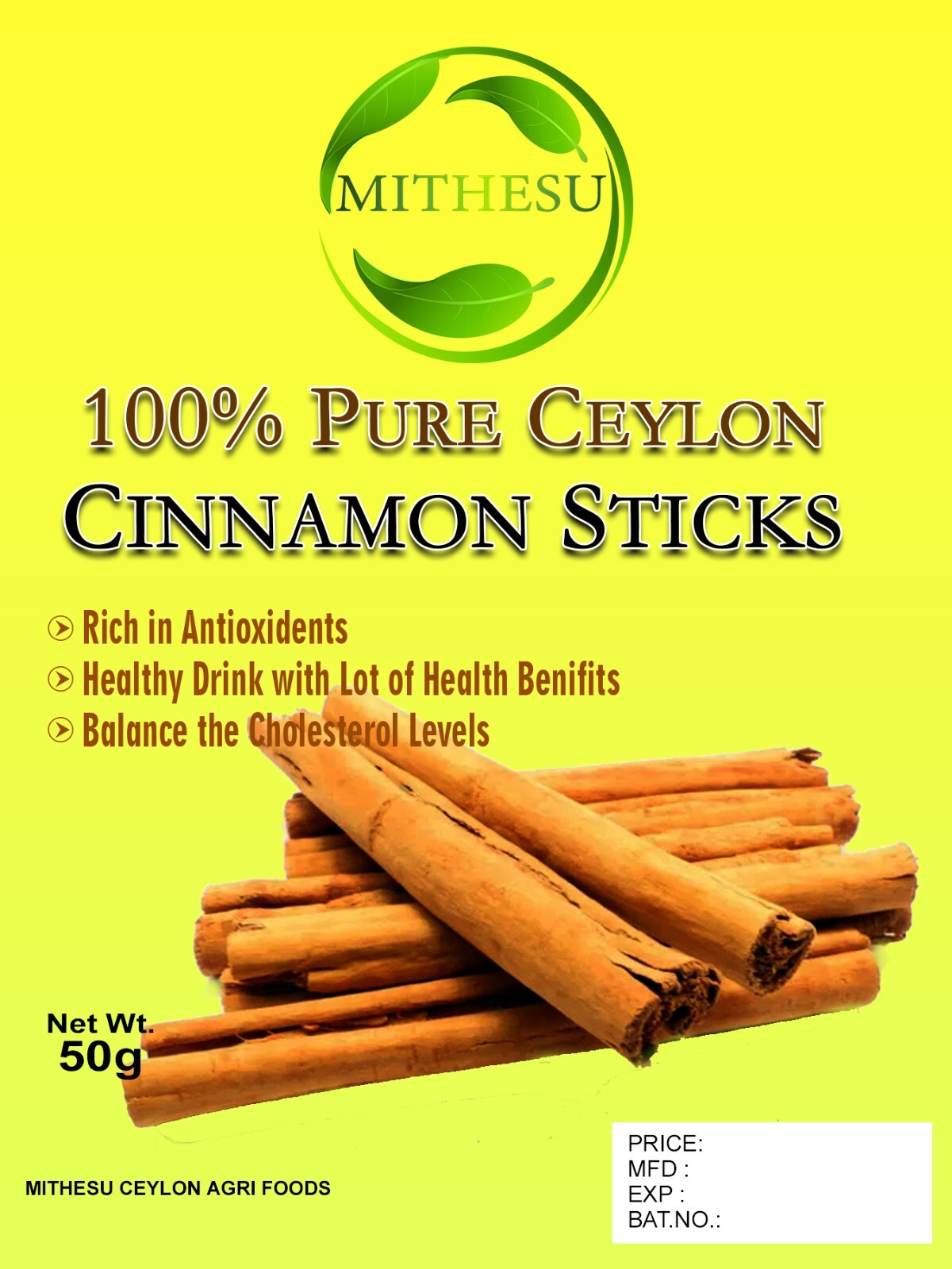 Ceylon Cinnamon Sticks High Quality Natural true Cinnamon 50g-100g Free Shipping