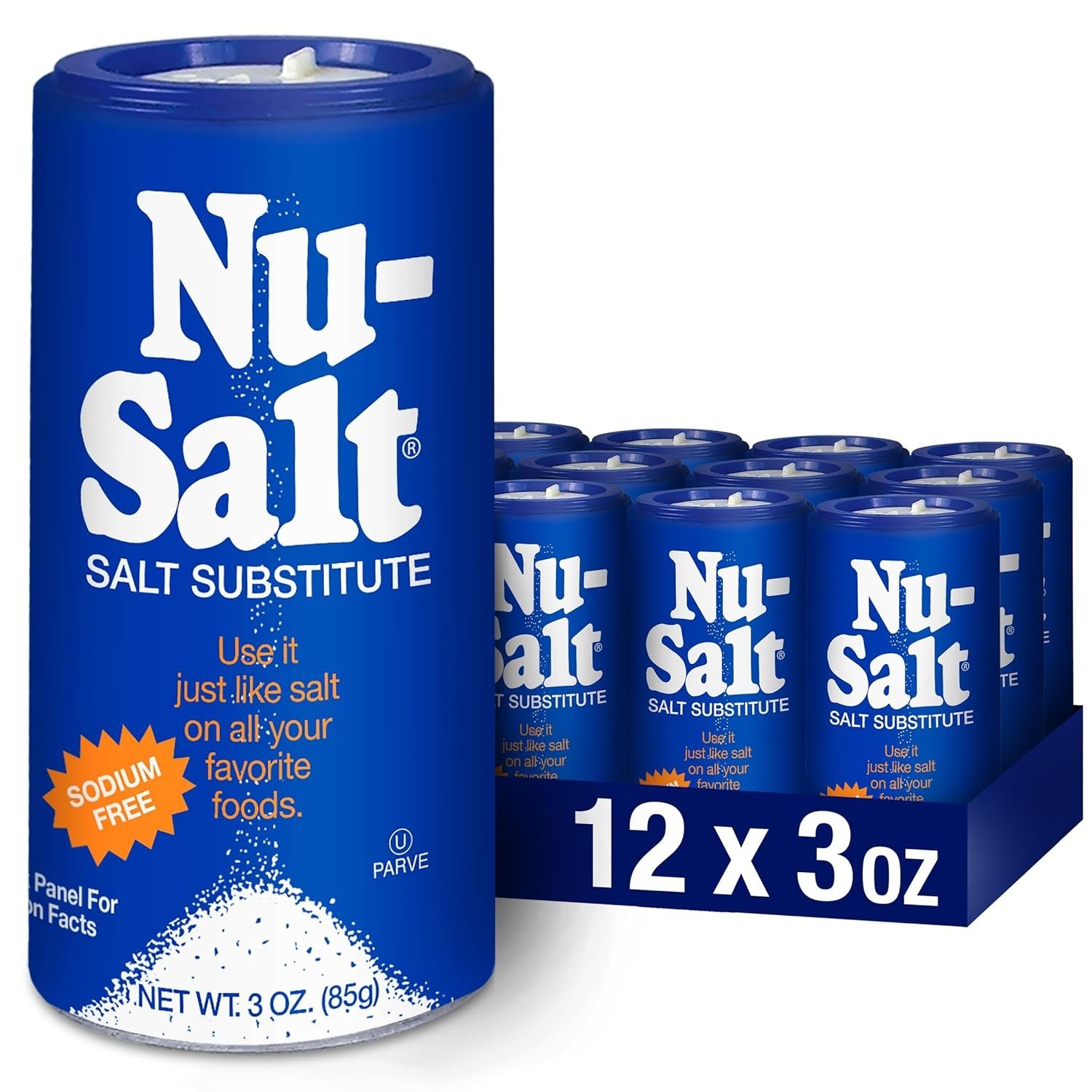 Sodium-Free Salt Substitute, Contains Potassium Ch