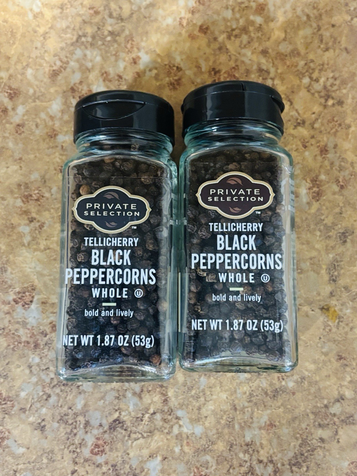 Private Selection Tellicherry Whole Black Peppercorns 1.87 oz (53g) 2-Pack