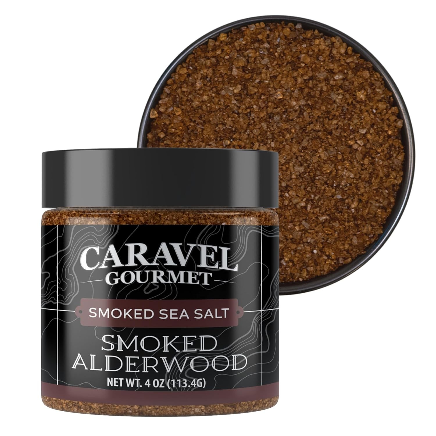 Smoked Alderwood Sea Salt for Cooking and Finishing with Smoked Flavor