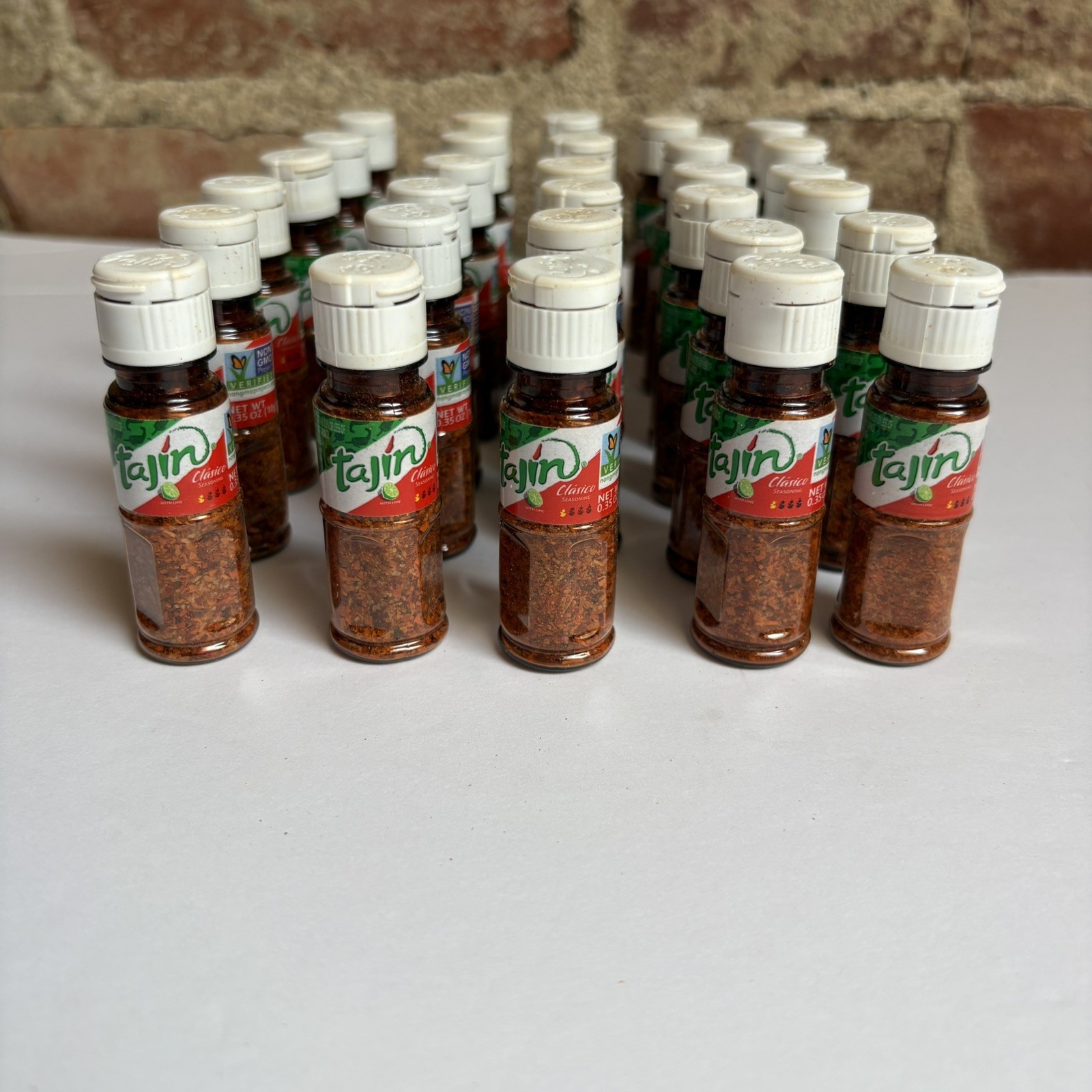 TAJIN Lot of 30 Minis w/ Lime Classico To Go Fruit & Snack Seasoning .35oz