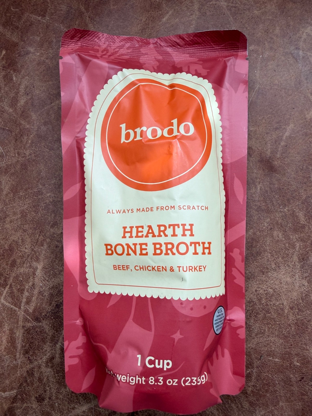 Brodo Broth Variety Pack: 2 Chicken, 2 Hearth Serving Pouches