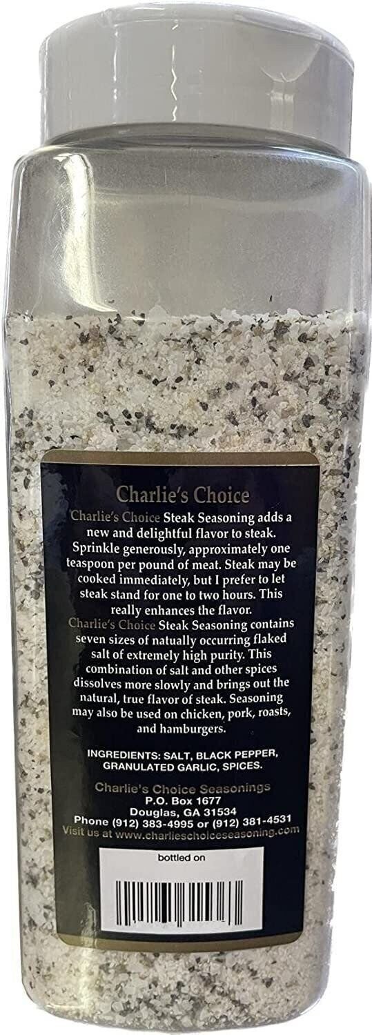Charlie’s Choice Special Steak Seasoning 32 Ounce Best for All Meats…