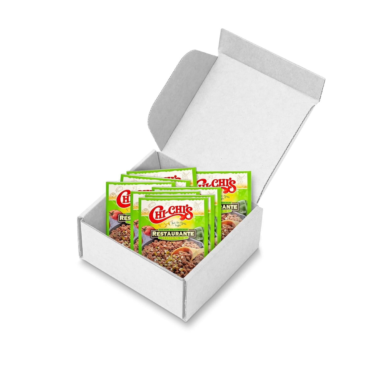Spicy Fiesta Restaurante Taco Seasoning Mix by Chi Chi’s – 0.78 oz (Pack of 8)